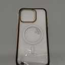 Temdan for iPhone 15 Pro Max Case Clear, [Compatible with Magsafe][Anti-Yellowing][Military-Grade Protection] Shockproof Slim Phone Sleeve Case for iPhone 15 Pro Max