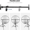 NEEWER Extendable Reflector Holder Arm, Photo Studio Telescopic 27.9 to 47.2 Boom Arm 360 Degree Swivel Reflector Bracket for Product and Portrait Photography, Ideal for Studio & Outdoor Photography