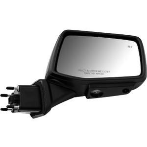 Right Passenger Side Mirror Fits for Chevy Silverado 1500 2019-2025 Support Power Folding Power Heated Glass Adjust with Turn Signal Puddle Light Support BSM with Memory 16pins