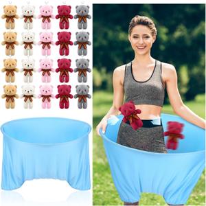 21 Pcs Funny Baby Shower Diapers Games Activities Fun Bridal Shower Games How Many Plushies Can You Catch in Your Big Diaper Gender Reveal for Boys Girls Adults (Various,Blue)