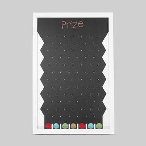 Ilyapa Prize Drop Board Large - 24x36 in. Trade Show Booth Disk Drops Games & Giveaways for Prizes, Carnival Game Portable Penny Drop Game for Outdoor or Indoor, Black