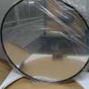 22 Inch Black Round Circle Mirror for Wall,Modern Bathroom Mirrors with Simple Metal Frame, Entryway, Bedroom Vanity, Living Room, Hallway Decor (Matte Black, Wall Mounted)