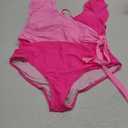 Tempt Me Women Plus Size One Piece Swimsuits - Tummy Control Bathing Suits 2025 Color Block Swimwear Pink 22W