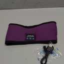 TOPOINT Sleep Mask Headphones Bluetooth Wireless 5.4, Breathable Cotton Eye Mask for Sleeping Side Sleepers Travel Music Headsets with Microphone Handsfree Men Women (Deep Purple)