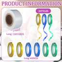 2 Roll 2026 Graduation Candy Lei Poly Tubing 2.8 Inch x 312 ft Clear Graduation Candy Lei Making Kit Clear Poly Tubing for DIY Grad Wreaths Snacks Hawaiian Party Wedding Supplies