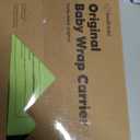 KeaBabies Baby Wrap Carrier - All in 1 Original Baby Carrier Newborn to Toddler Sling, Easy to Wear, Hands Free Bonding, Lightweight, Breathable Infant Wraps (Trendy Black) (One Size (Pack of 1)