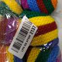 Upgraded Handmade Knitted Hackys Set, Colorful Crochet Footbag Sacks, Juggling Balls for Adults Beginners, Portable Handwoven Toss Hacky Balls
