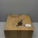 Heated Outdoor Cat House for Outside Winter 100% Waterproof Oxford Tarpaulin with Safe Escape Door and 5" Elevated Base with Heater for Feral Barn Cat Kitty (26x20x14)