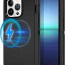 I-HONVA for iPhone 13 Pro Case [Compatible with MagSafe] Shockproof 3-Layer Full Body Protection Rugged Heavy Duty Cover Case for Apple iPhone 13 Pro 6.1 inch,Black