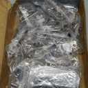 Cabinet Hinges - 24 Pack for 1/2 inch Overlay Cabinet, Face Frame Concealed 105Deg Self Closing Hinges, Stainless Soft Close Cabinet Door Hinges with Mounting Screws and Repair Plate