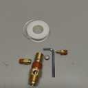 4PC Air Compressor Replacement Parts Brass G1/2" flare x 1/2 Inch MNPT Compressor in Tank Check Valve Kit with Three Different Unloader Tube Fittings 20 SCFM