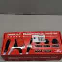 Automatic Fuel Transfer Pump with Auto-Stop Sensor(3.2 GPM), Battery Operated Gas Can Pump with 3 Can Adapters, Extra Long Hose, Portable Fuel Pump for Oil, Diesel, Gasoline (Batteries Not Included)