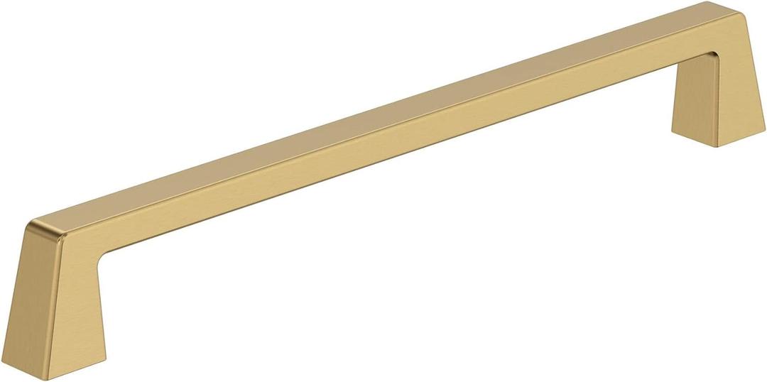 Amerock BP55282CZ | Champagne Bronze Cabinet Pull | 8 in (203 mm) Center-to-Center Cabinet Handle | Blackrock | Drawer Pull | Kitchen Cabinet Handle | Furniture Hardware