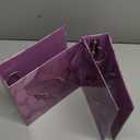 Mini 3 Ring Binder 5.5 x 8.5, 2Inch Binder, Round Ring, Purple, 2 Pack