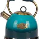 Tea Kettle -3.0 Quart Tea Kettles Stovetop Whistling Teapot Stainless Steel Tea Pots for Stove Top Whistle Tea Pot (Blue)