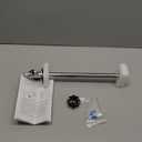 12 Inch Anti-Siphon Frost Free Sillcock, 1/2 Inch Push Fit X 3/4 Inch Hose Bibb, Chrome Plated Brass Body