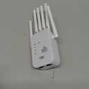 WiFi Extender Signal Booster for Home - 2026 Upgraded (6 Directional Antennas) New Generation Internet Extender Wifi Booster Signal Range Amplifier, WiFi Repeater with Ethernet Port, for 99% of Device (white (1))
