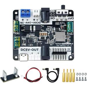 Yahboom PD Power Expansion Board for Raspberry Pi5 8GB Power Board with Jetson/Raspberry Pi5/RDK Series for Portable Power Supply