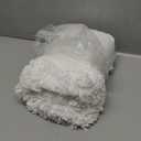 ILANGO White Christmas Bathroom Rugs 24"  17" Non Slip & Super Absorbent Extra Thick Soft, Washable Bath Mat for Floor, Non Shedding Microfiber Plush Shaggy Bath Rug for Bathtub Shower Room Sink