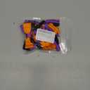 Doneace Halloween Hair Bow Clips 3 Inch Black Orange Purple Curly Ribbon Hair Clips Handmade Kids Girls Trick or Treat Hair Accessories for Halloween Party Decor (1 Count (Pack of 2))