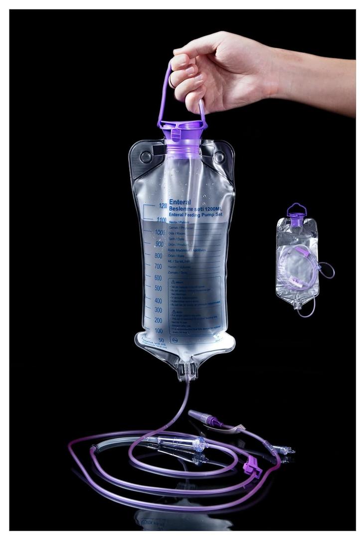 Feeding Bags,Gravity Bags for Drippers, 1200ml, Pack of 2
