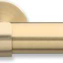 MODE Cambria Designer Series - Premium 6 foot Custom Curtain Rod - 1-1/8 inch Large Diameter - Non-Adjustable for a Seamless Look - Premium Designer Brackets and End Caps - Brushed Gold Finish
