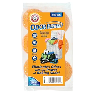 Arm & Hammer Odor Busterz Balls for Long Lasting Freshness, 6 Pack  Deodorizer, Carpet Fresh, Odor Remover, Pet Fresh