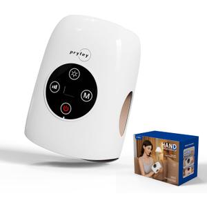 Hand Massager, Cordless Hand Massager for Arthritis and Carpal Tunnel, 9 Modes 9 Intensities Hand Massage, Relaxation Gift for Parents Men Women, White