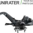 munirater Front Right Wheel Bearing Hub Steering Knuckle
