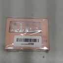 Press On Nails - Almond Fake Nails - French Tip False Nails Press ons - Medium Glue on Nails with Chrome Design - for Women Stick on Nail 24Pcs