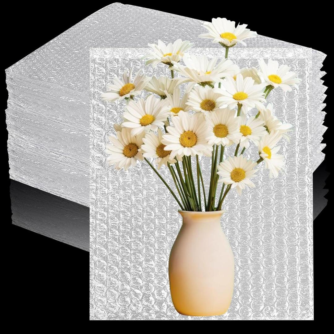 25Pcs Large Bubble Pouches, 16 X 20 Clear Bubble Pouch Wrap Bags for Packing, Double Walled Moving Supplies Bubble Bags Wrap for Fragile Dishes, China Plates, Bubble out Bags for Shipping Moving