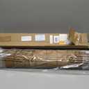 UNISHADES No Drill Cordless Bamboo Roman Shades, 27x64 in, Teak