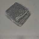 6 Pack Square Slate Drink Coasters, VIBRATITE 4 Inch Black Slate Stone Coasters Bulk Cup Coaster Laser Engraving Blanks with Anti-Scratch Bottom for Drink Coffee Bar Kitchen Home Decor