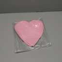 Engrowtic 100 Pcs Valentine's Day Heart Placemats Disposable Paper Table Decorations Indoor Pink Heart Shape Placemats for Valentine Party Kitchen Dinner