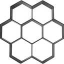 1PC Concrete Forms Molds Stepping Stone Paver Hexagon Maker Molding Reusable 29x28x4.5cm IC288Y9154816Y0F 0
