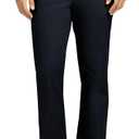 IZOD Men's American Chino Flat Front Slim Fit Pant, Navy, 31W x 34L
