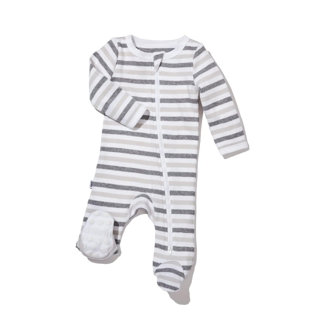 Nanit Sleep Wear Pajamas - 6M, Bold Stripe (3-6 Months)