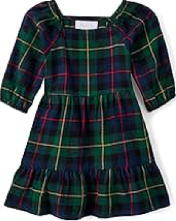 The Children's Place girls Long Sleeve Casual Dresses, XL
