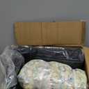 Filled Punching Bag for Adults, 4FT PU Leather Hanging Boxing Bag with 11lb Sponge Filler & 12OZ Boxing Gloves, Heavy Kicking Bag Boxing Equipment for MMA Training Karate Kickboxing