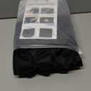 Upgrade Airplane Seat Cushion with No External Air Pump, Inflatable Seat Cushion for Long Flights, Portable Wheelchair Cushions, Adjustable Air Cushion with Non-Skid Bottom Relief Discomfort in Coccyx (square, Black)