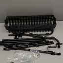 12.3" W Narrow Over the Door Pantry Organizer, 6-Tier Over the Door Organizer with Adjustable Basket, Pantry Door Organization for Pantry Kitchen Storage Room Spice Rack, Black