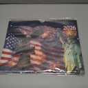 2 x 2026 Wall Calendar 12 Month, Wall Calendar 2026 for 250 Anniversary USA, US 250th Anniversary Calendar for Office and Home Planning