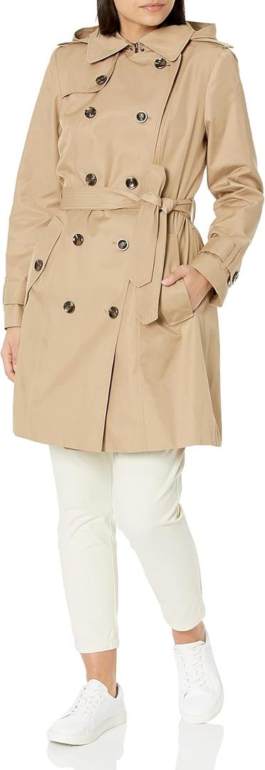 LONDON FOG womens (Large, Brown Khaki)