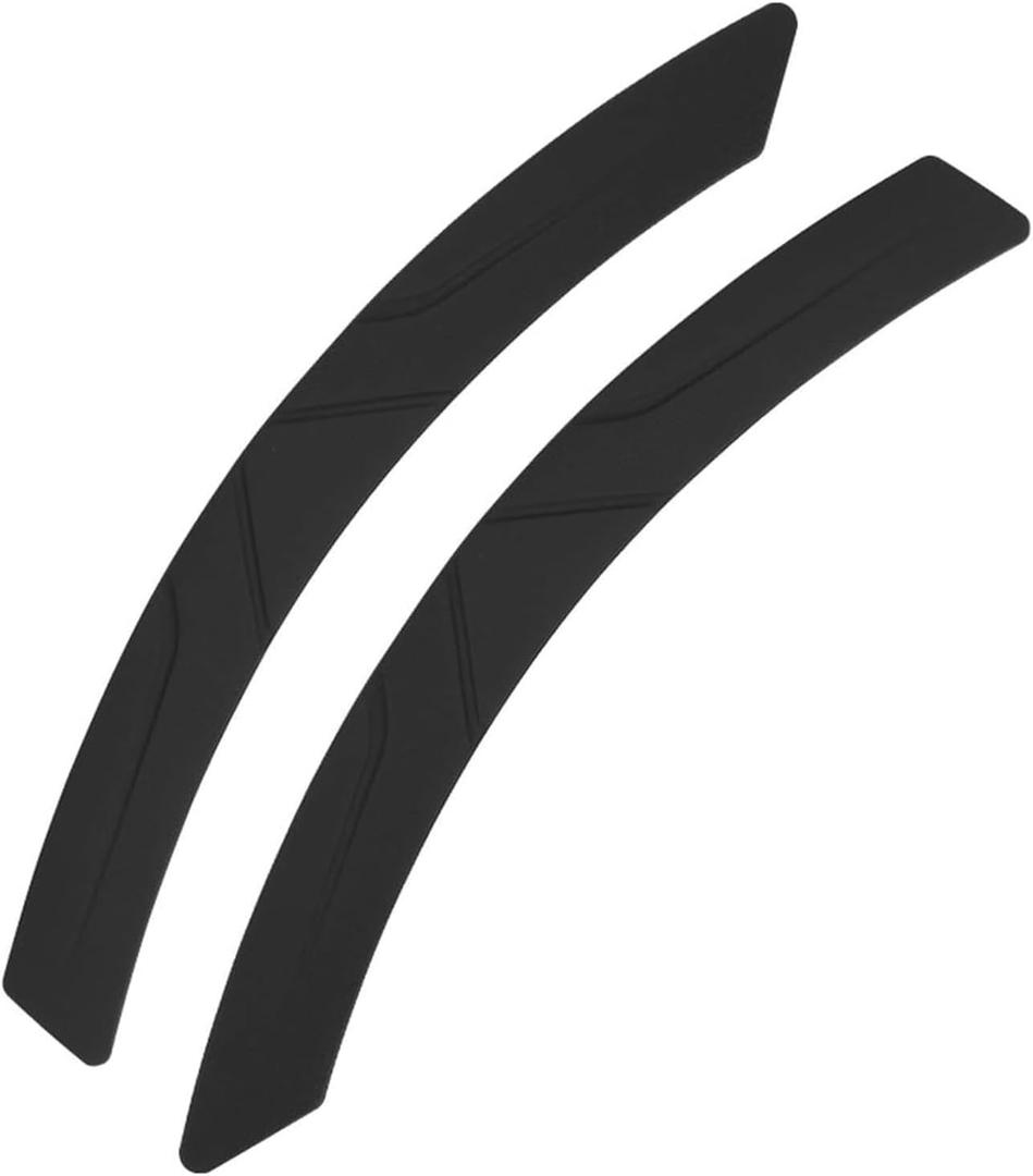 2 PCS Car Wheel Tire Eyebrow Strips, High Toughness Premium Thickened Anti-Collision Trim, Fender Flare Arch Lip Sport Decoration, Universal for Most Vehicles (Black)
