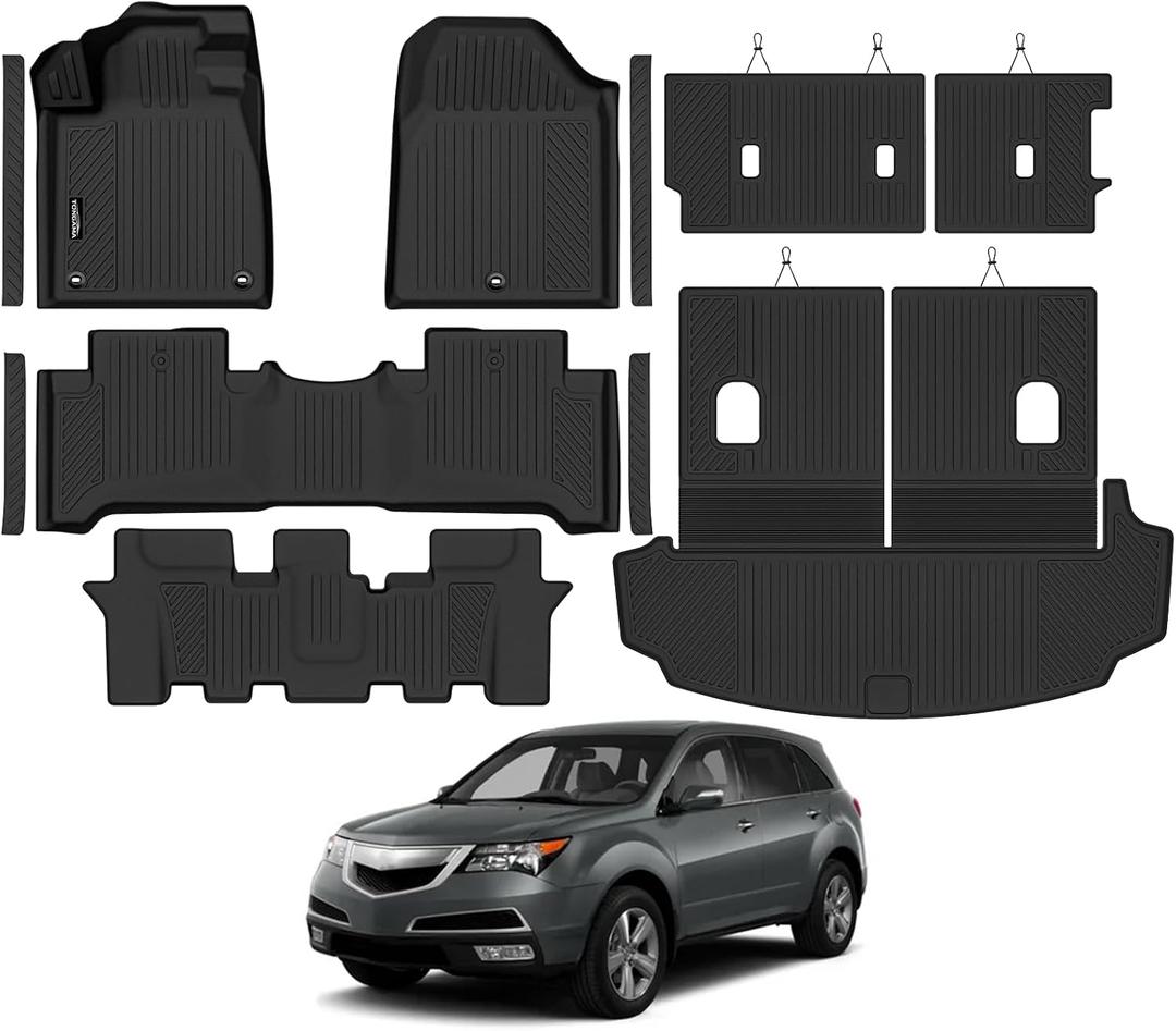All Weather TPE Floor Mat Set for 2007-2013 Acura MDX