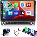 [6G+128G] 8-Core Car Radio for Chevrolet Camaro 2008-2015 Android Car Stereo with Bluetooth GPS,Hodozzy 9 Inch Touch Screen with Wireless Carplay Android Auto,WiFi USB,DSP,FM RDS