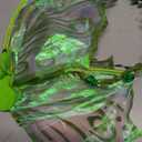 Fairy Wings Costume for Women, Sparkle Butterfly Angel Wings Halloween Costume Dress Up Cosplay Party Favor (Green)