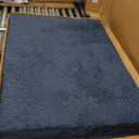 Bedsure XL Dog Bed for Crate - Large Comfy Flat Pet Beds with Removable Washable Cover, Orthopedic Egg Crate Foam Crate Mat, Suitable for Pet Up to 90 lbs