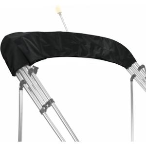 Oversize Replacement Bimini Top Canvas Storage Boot, Fit Large Bulky Bimini Tops with Large Frames or Oversize Frames, such as Pontoon Boats etc, Fit Very Large Tubing-Fit Up to 103" / 8.5' Wide Black
