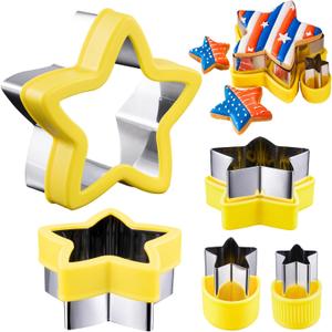 Star Cookie Cutter 5 Pieces 5 Sizes 1" to 4"